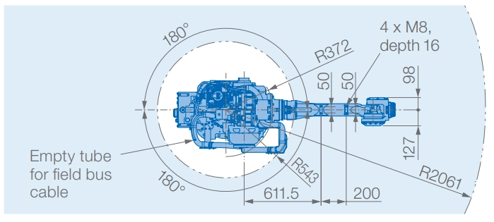 ขนาด | Articulated robot - GP50