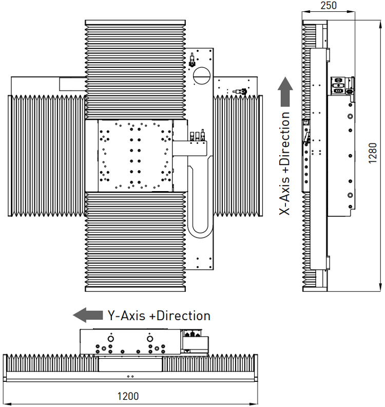 Dimensions | Stage Dual Axis Customization - DLD