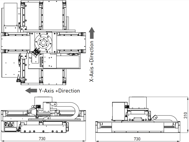 Dimensions | Stage Dual Axis Customization - DLE