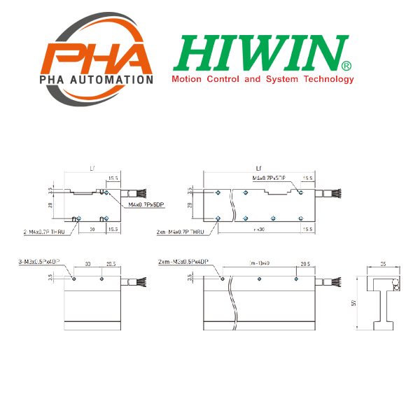 Hiwin Ironless Motors – LMC-EFC series