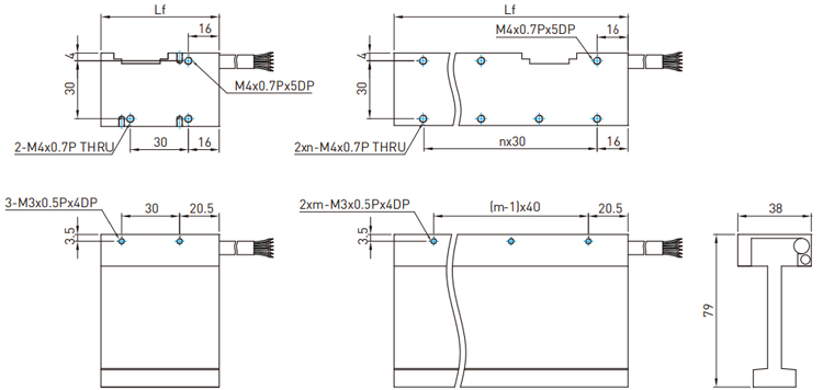 Linear Ironless Motors - LMC-EFE series