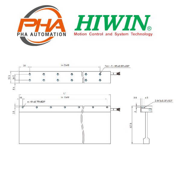 Hiwin Linear Motors Ironless – LMCE series