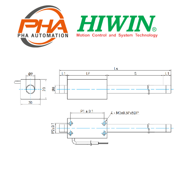 Hiwin Linear Motors Shaft – LMT8 series