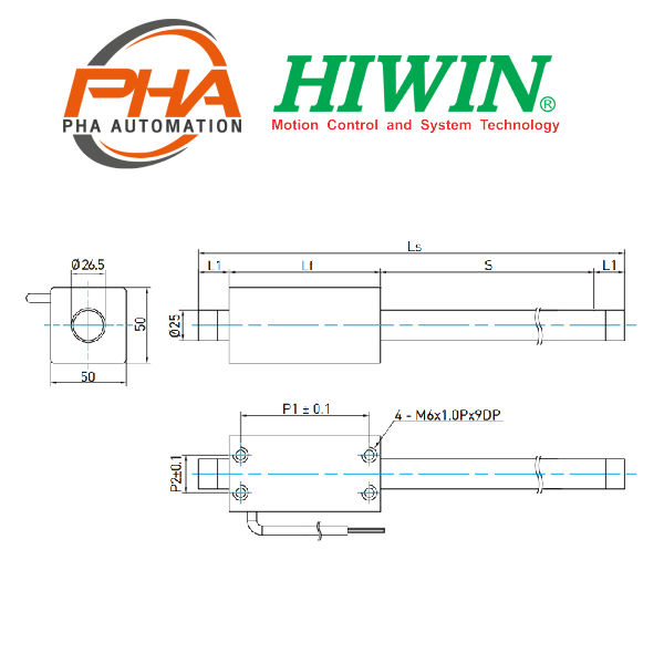 Hiwin Linear Motors Shaft – LMTB series