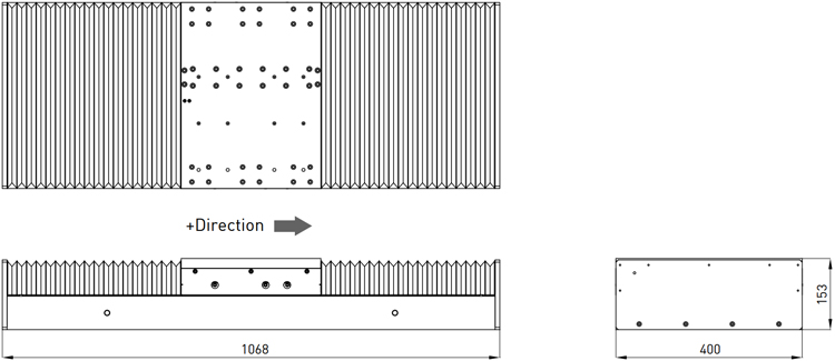 Dimensions | Stage Single Axis Customization - SLC