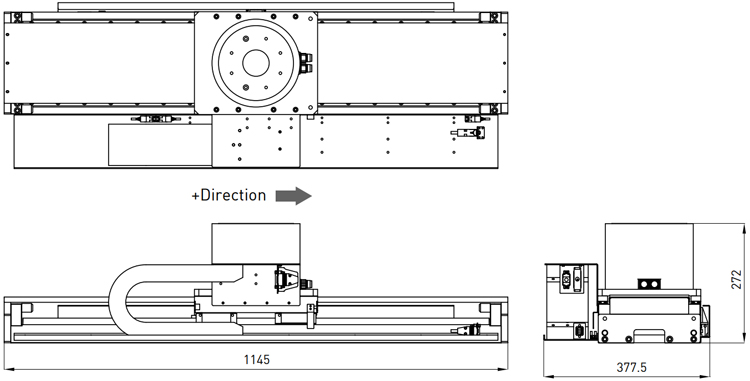 Dimensions | Stage Single Axis Customization - SLE