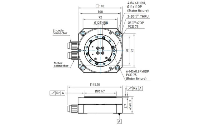 Hiwin Torque Motor Rotary Table - TMN42G