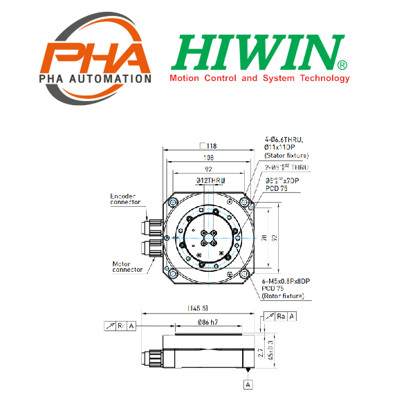 Hiwin Torque Motor Rotary Table – TMN42G