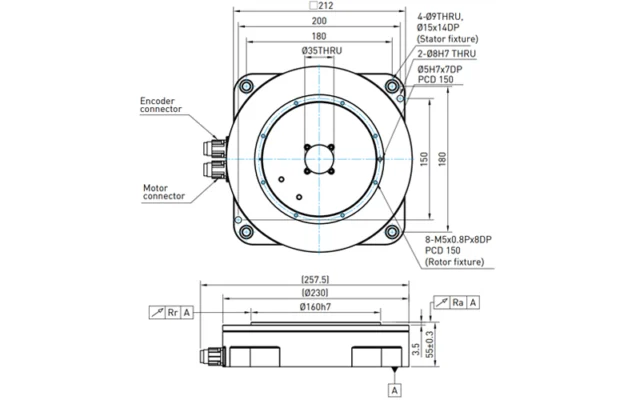 Hiwin Torque Motor Rotary Table - TMN93