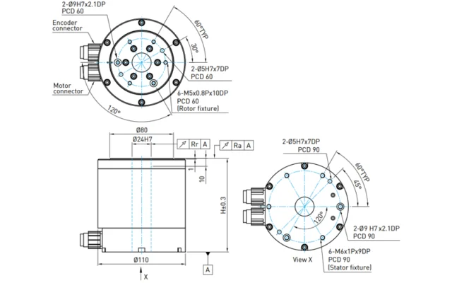 Hiwin Torque Motor Rotary Table - TMS0 series