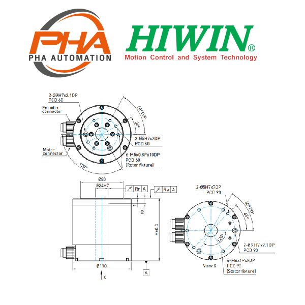 Hiwin Torque Motor Rotary Table – TMS0 series