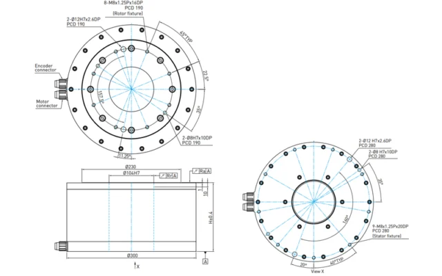 Hiwin Torque Motor Rotary Table - TMS7 series