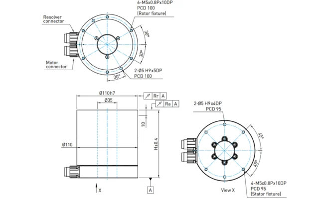 Hiwin Torque Motor Rotary Table - TMY4 series