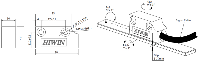 Dimensions | Positioning Measurement - E Type