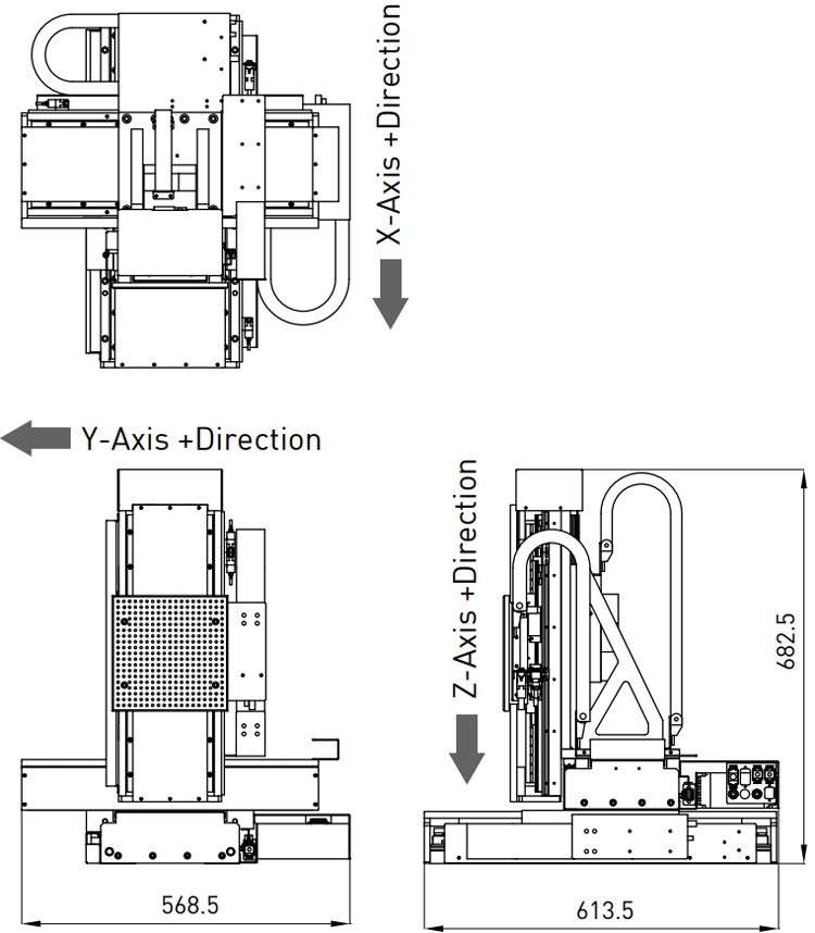 Dimensions | Stage Multi-axes Customization - RLB