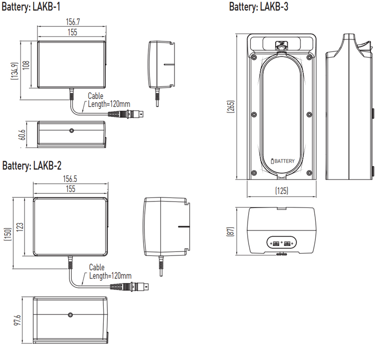 Dimensions | Linear Actuator Controller - LAKB