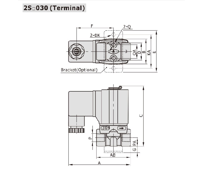 2S[ ]030 (Terminal)