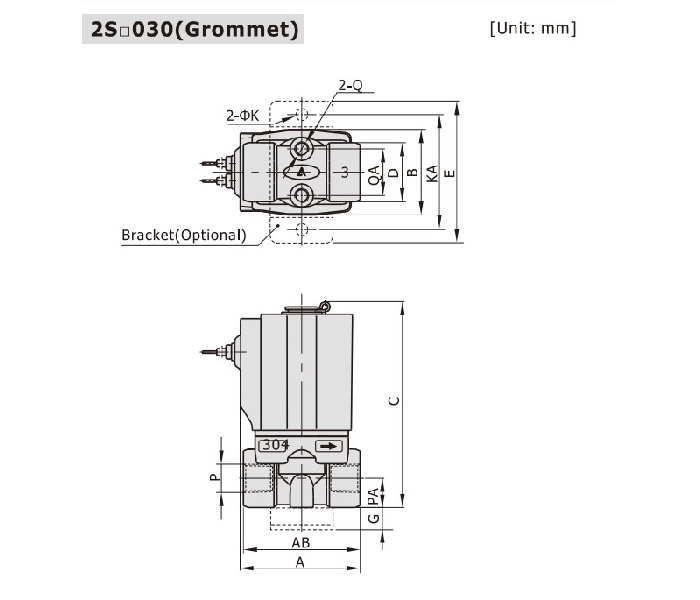 2S[ ]030(Grommet)