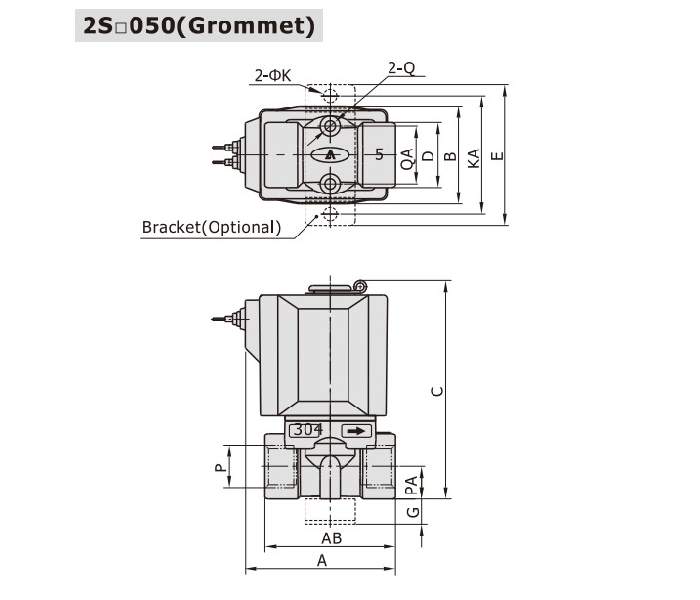 2S[ ]050(Grommet)