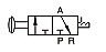 สัญลักษณ์ (Symbol) | AirTAC แมคคานิควาล์ว Mechanical Valve แบบวาล์วมือกด รุ่น 3L Series