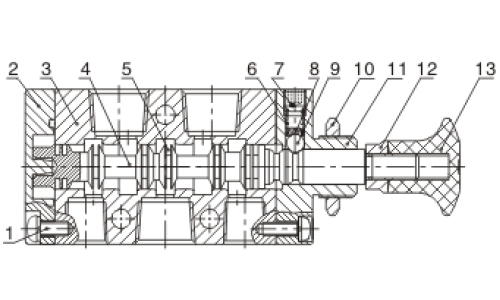 Inner structure | AirTAC แมคคานิควาล์ว Mechanical Valve แบบวาล์วมือกด 4L Series