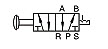 สัญลักษณ์ (Symbol) | AirTAC แมคคานิควาล์ว Mechanical Valve แบบวาล์วมือกด 4L Series