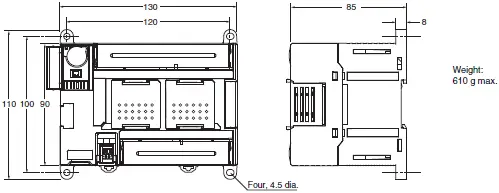 CP1L-EM CPU Units with 30 Points