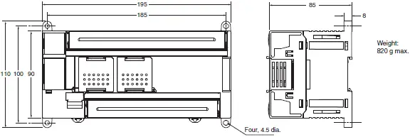 CP1L CPU Units with 60 I/O Points