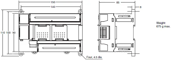 CP1L CPU Units with 40 I/O Points