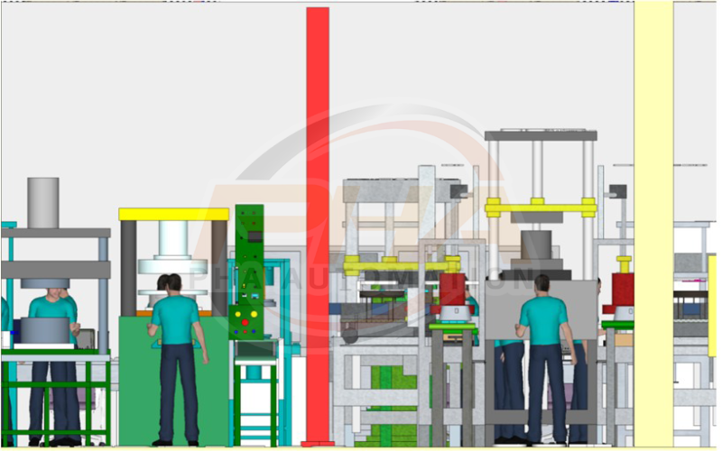 Robot NACHI Pick and Place Press Machine