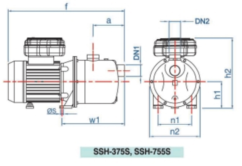 Dimensions | SSH Stainless Self-Priming