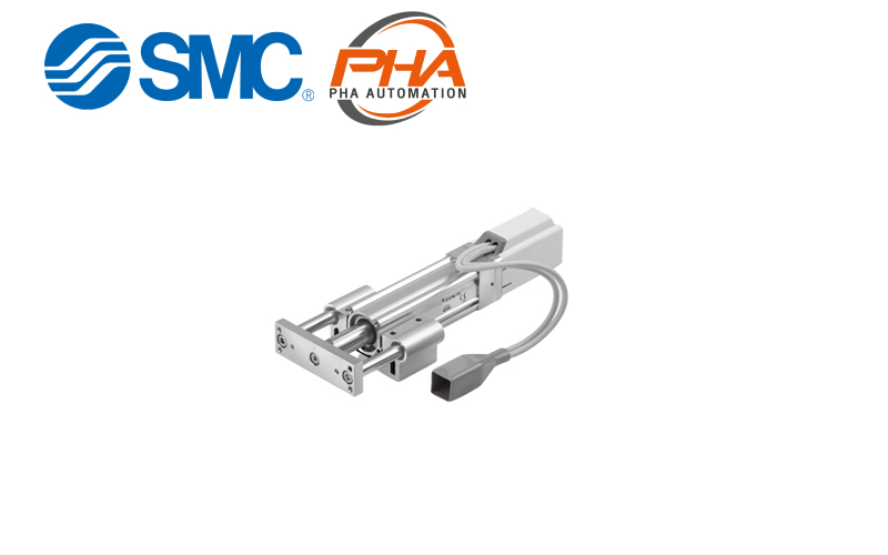 SMC - Electric Actuator / Guide Rod Type, Motor Top Mounting Type LEYG□D