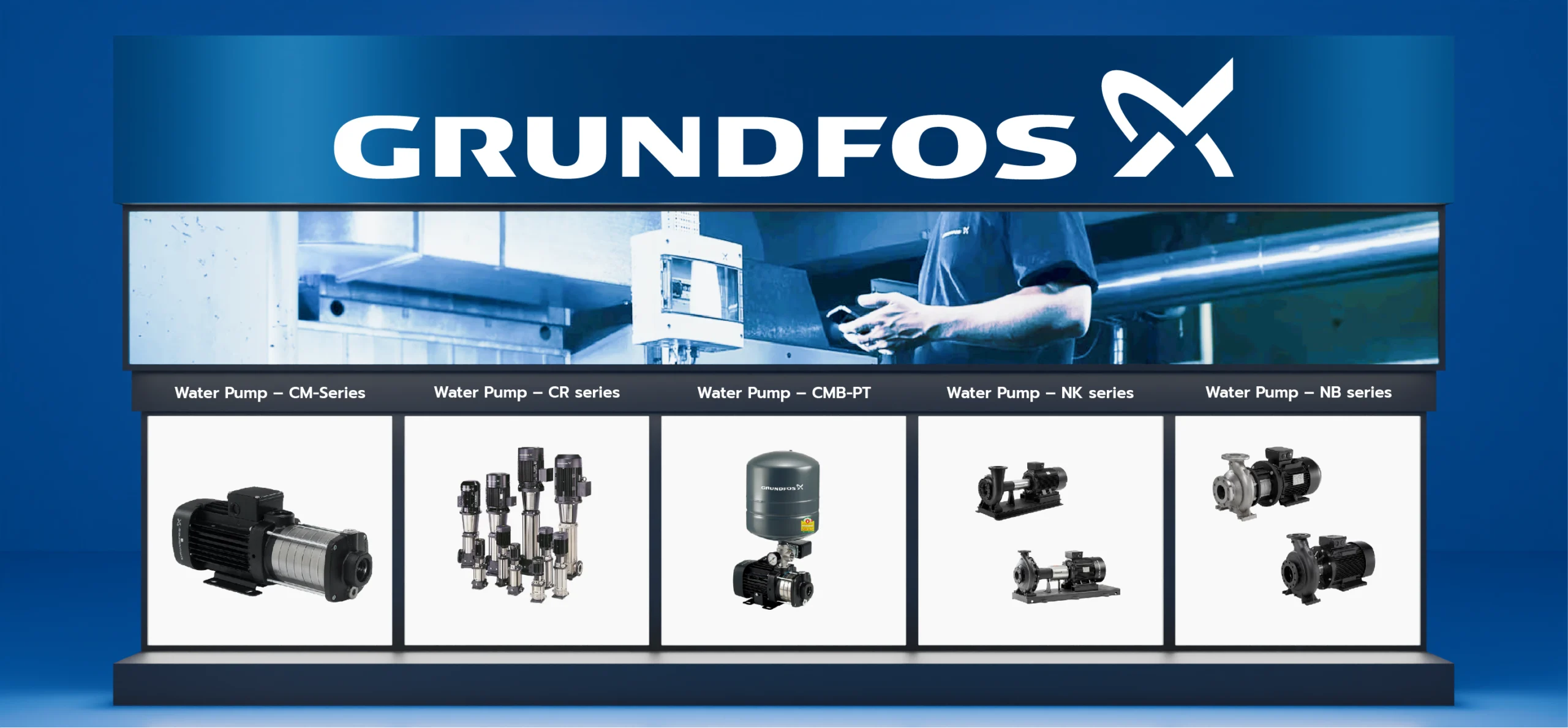 ตัวแทนจำหน่าย GRUNDFOS Water Pump