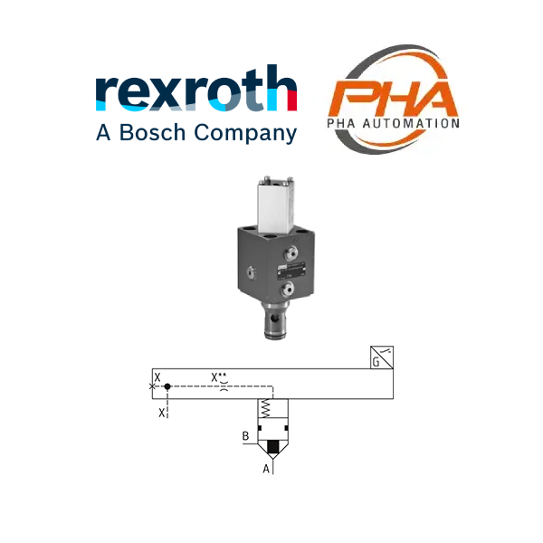 2-way cartridge valves with spool position monitoring รุ่น LFA..E52 (control cover)