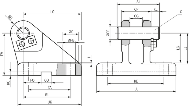 dimensions-clevis-bracket-CLCB-AB5-ISO-8133