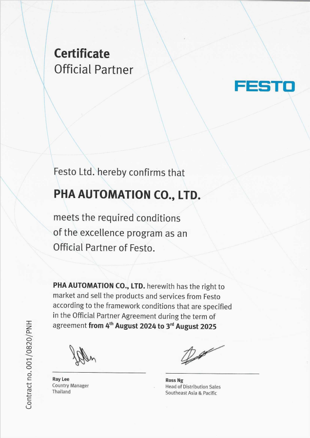 Festo_Certificate