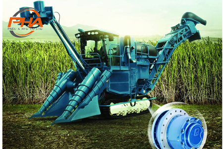 Sugarcane Harvester Wheel & track Drive